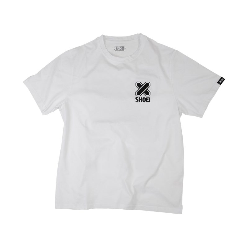 T-SHIRT-SHOEI-LOGO-X-WHITE