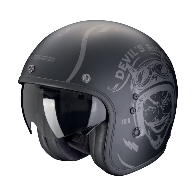 ΚΡΑΝΟΣ ΜΗΧΑΝΗΣ SCORPION BELFAST EVO ROMEO MAT BLACK SILVER